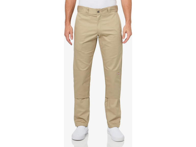 Dickies Skinny Fit Double Knee Work Pants. Desert Sand, 38 30