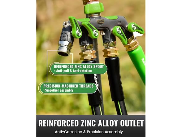 RAINPOINT 4 Way Garden Hose Splitter