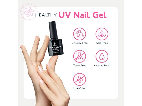 SUNUV Gel Nail Kit with UV Light 23 Pieces