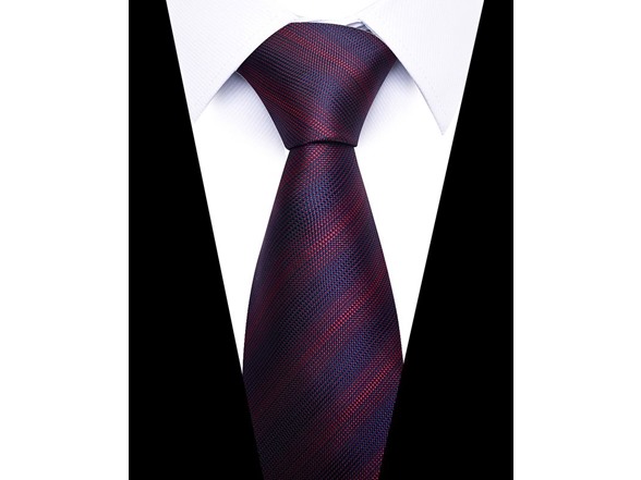 Formal Men’s Necktie - Crimson Eclipse
