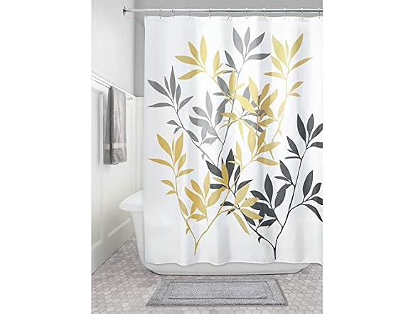 Shower Curtain Bestselling InterDesign Leaves