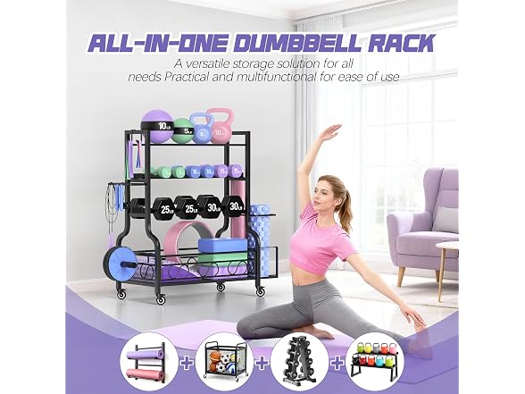 PARTPHONER Adjustable Dumbbell Rack