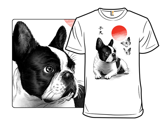 Frenchie under the sun