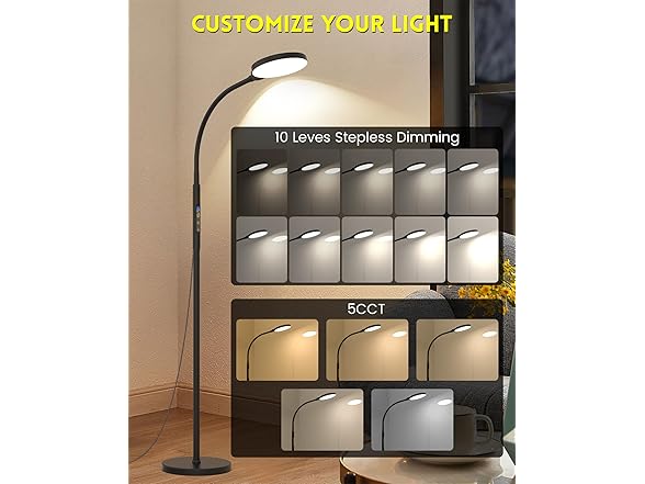 TroupePal LED Floor Lamp