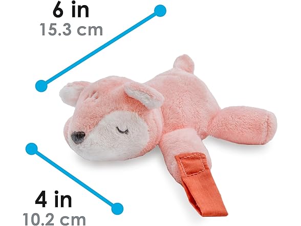 Carter's Fawn Plush Rattle w/Loop Teether