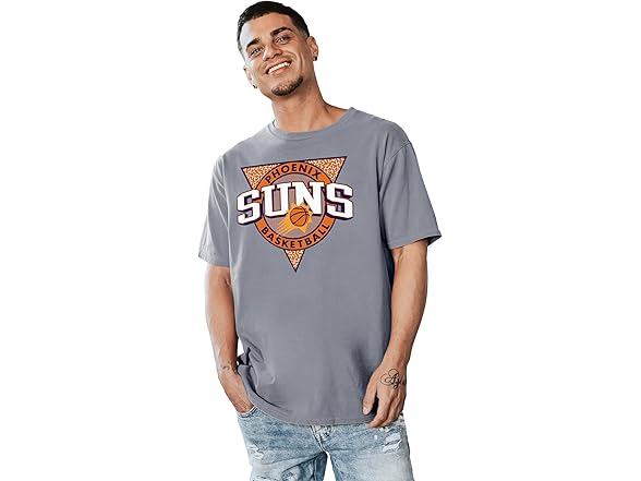 PHOENIX SUNS T-Shirt Ringspun Triblock (Small)