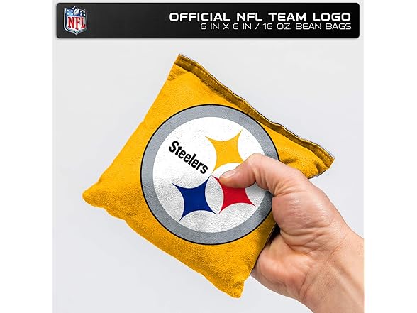 PITTSBURGH STEELERS DualSided Bean Bags 4 Pack