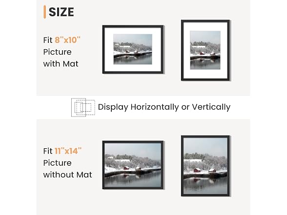 Fun Memories 11x14 Picture Frames Black