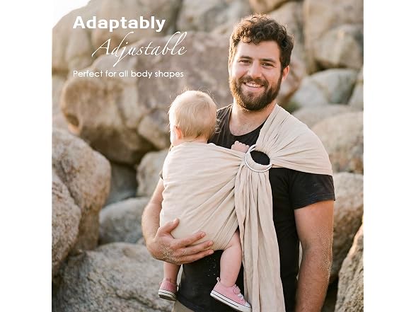 Shiaon Baby Ring Wrap Carrier Newborn