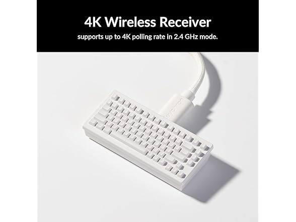 Keychron M3 Mini 4K Wireless White Mouse