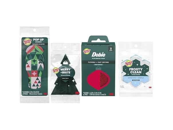 $5.99, Was $10.79, 44% Off! Scotch-Brite Scotch-Brite Merry + Brite Holiday Colle dealfomo