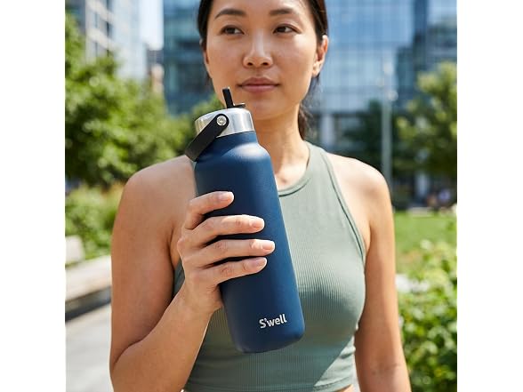 S'well Recycled Stainless Steel Explorer 40oz, Azurite