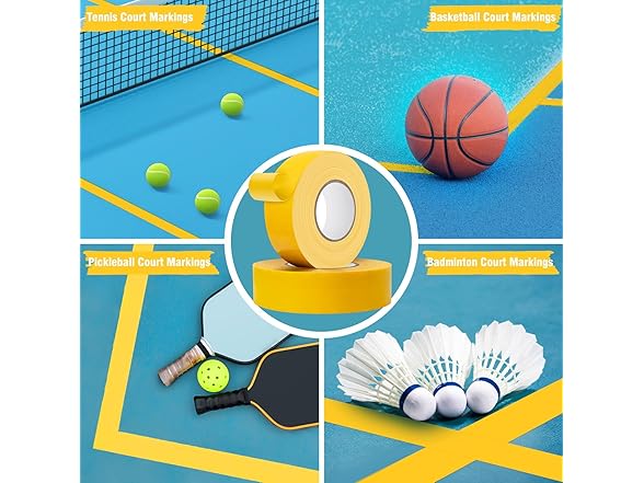 HolderProf Pickleball Court Tape 230FT