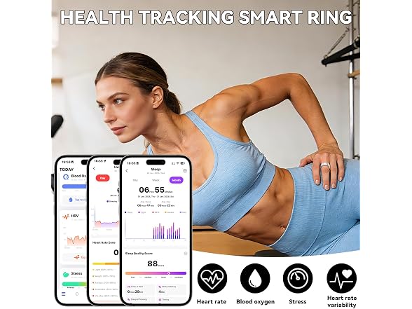 Osawalla Smart Ring Fitness Tracker