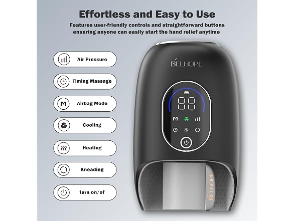Hand Massager With Heat And Compression