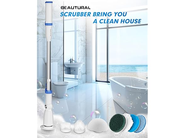 Cordless Electric Spin Scrubber