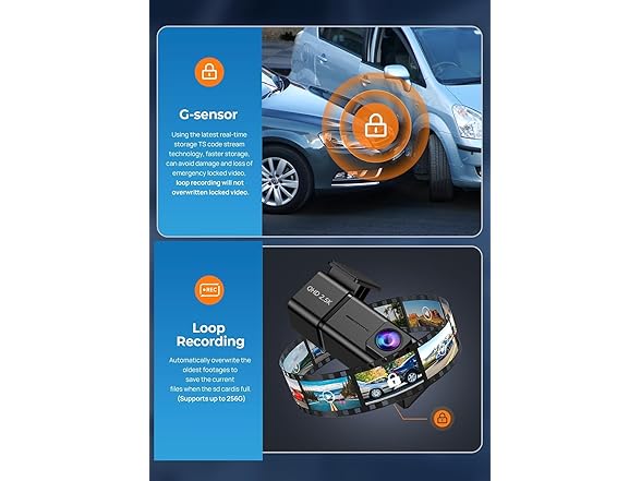 E-YEEGER QHD 2.5K Dash Cam | V100Pro