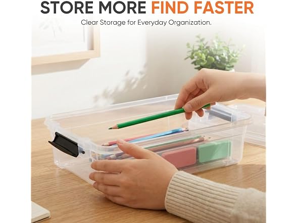 Superio 2.3 Quart Clear Plastic Storage