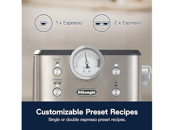 De’Longhi Classic Espresso Machine with Milk Frother
