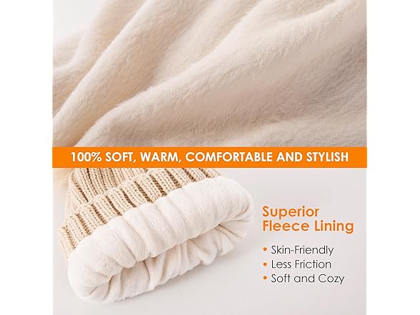 REDESS Womens Winter Knitted Beanie Hat