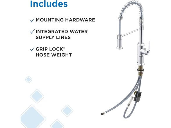 Gerber Kinzie Pre-Rinse Kitchen Faucet