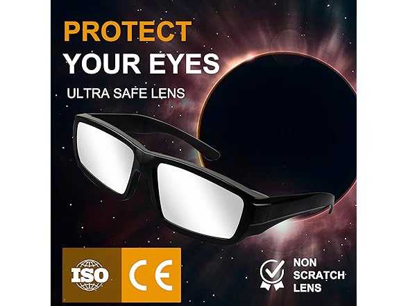 QONBINK QONBINK Solar Eclipse Glasses NASA Appr
