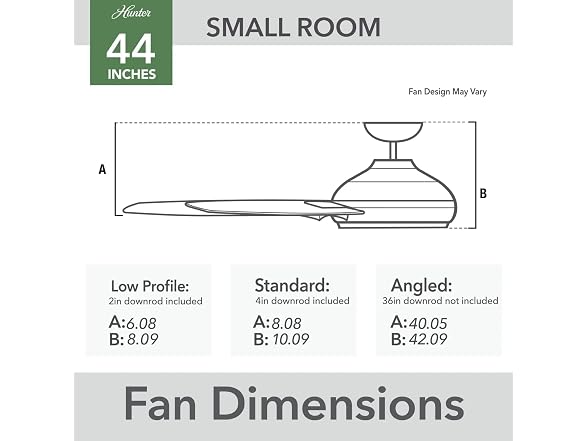 Hunter Fan 44 Inch Casual Matte Nickel Finish