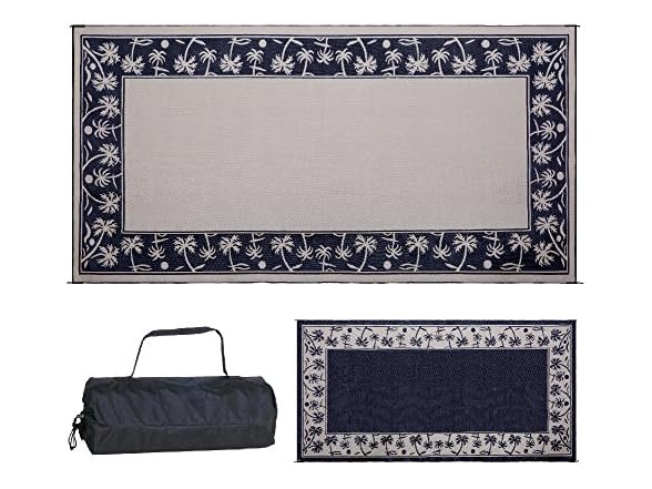Stylish Camping Mat Palm 9x18ft