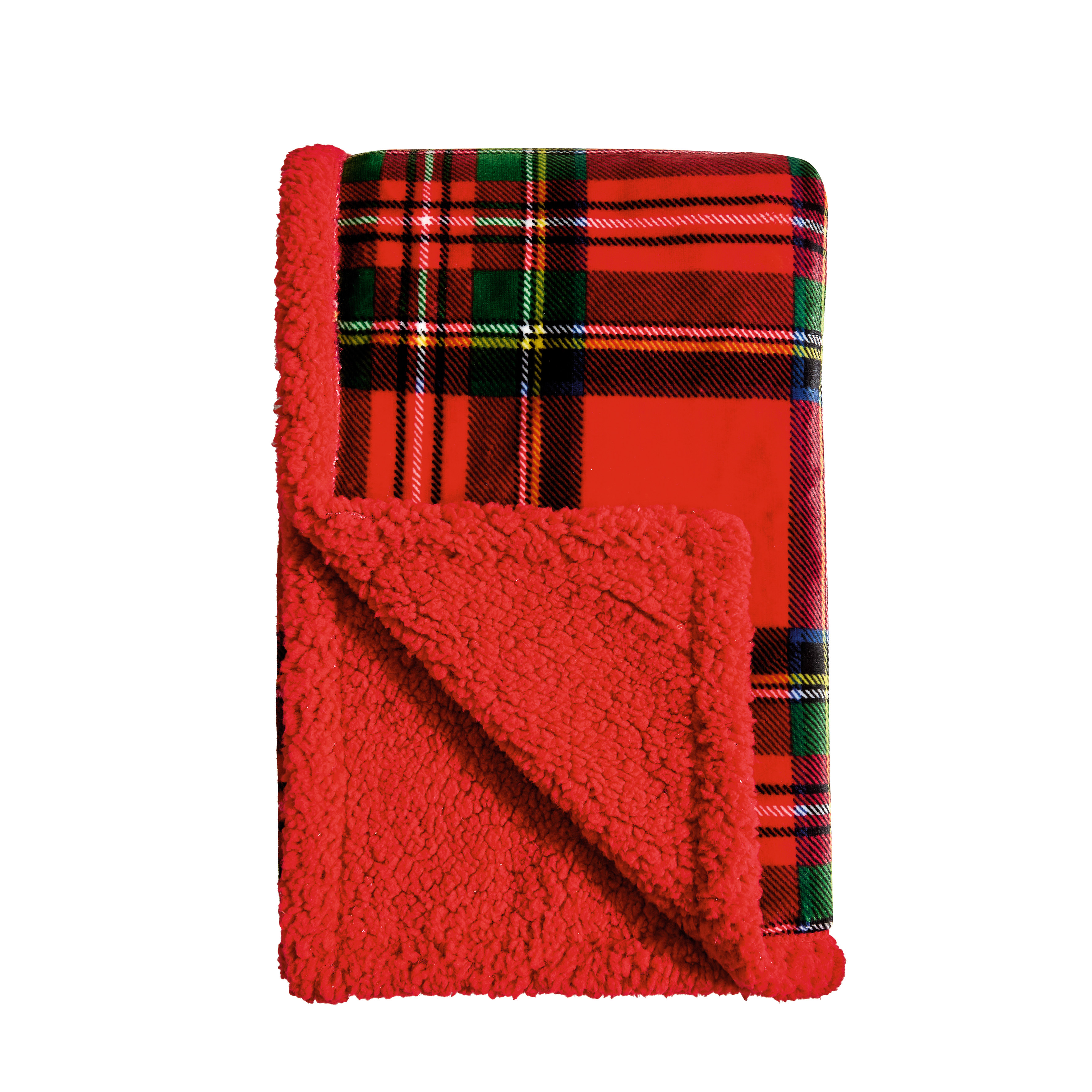 Green Red Plaid Throws - Gallery 8