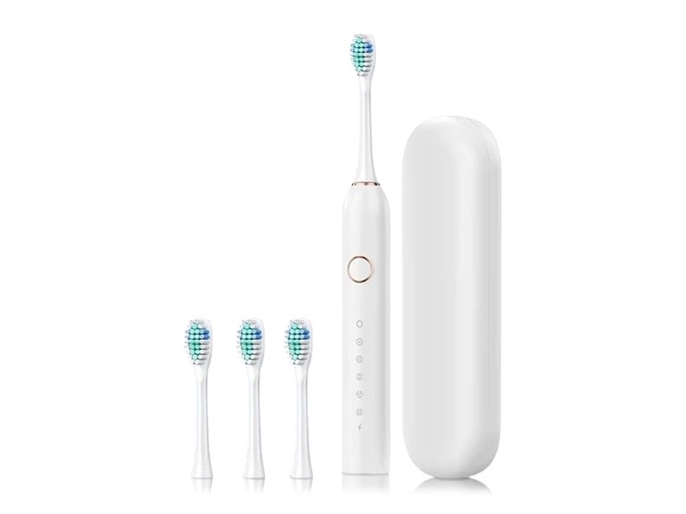 RG RG-ELECTOOTHBRUSH-WHT Electric Toothbrush With 4 Bru