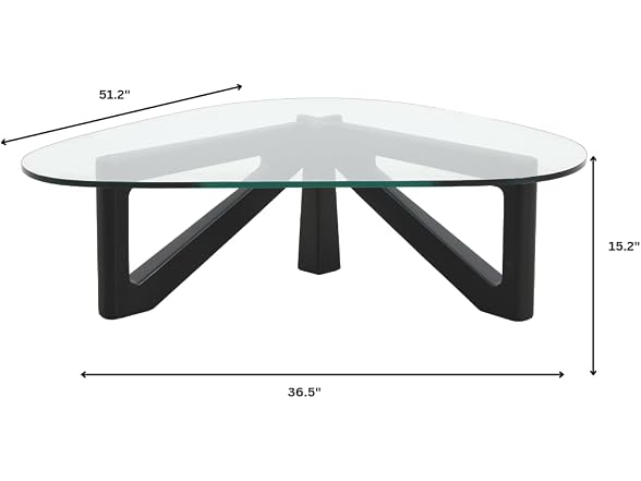 Leisuremod NG52BL Imperial Coffee Table