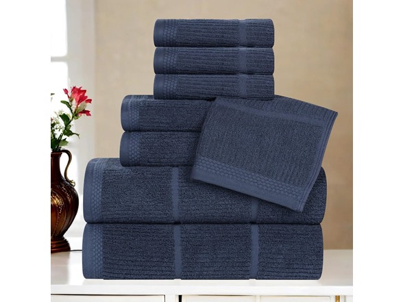 8 PC Navy Blue