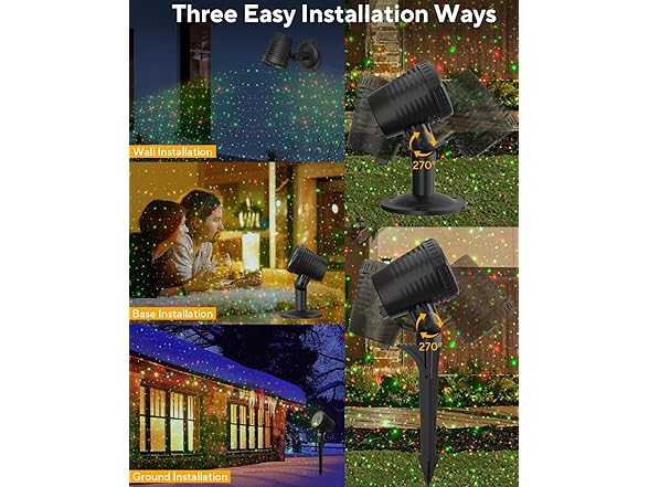 Neroupe Christmas Projector Lights Outdoor