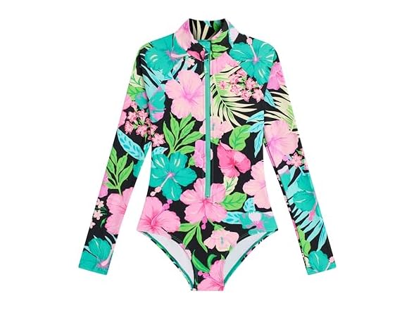 Kanu Surf Laurel Beach Sport UPF 50 Zip Swimsuit