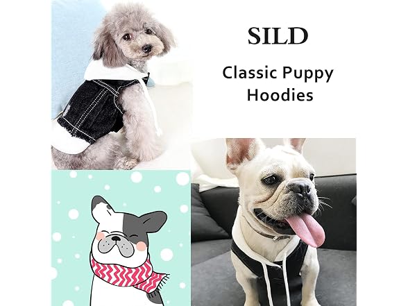 SILD Dog Jean Jacket Vest Pet Blue Denim Coa