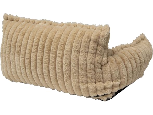 Paws & Purrs Grooved Pet Bed for Small to Medium Dogs