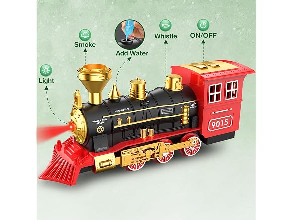 Hot Bee Train Set w/ Smoke Lights & Sound
