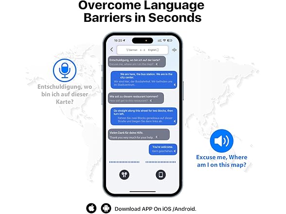 AI Language Translator Earbuds