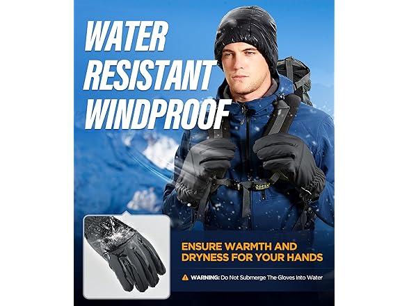 Deemii Winter Gloves with 3M Insulation