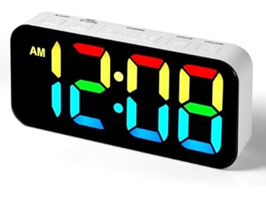 $12.99, Was $19.99, 35% Off! Catrne Digital Clock w/13 Color Night Light dealfomo