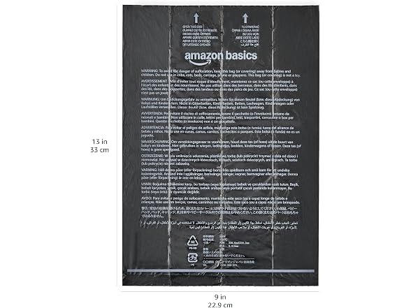 Amazon Basics Dog Poop Bags, 120 Count