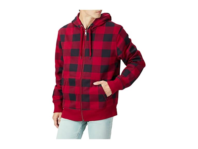 Amazon Essentials Mens Full Zip Fleece Hoodie