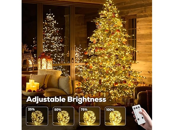 206FT 600LED Outdoor String Lights