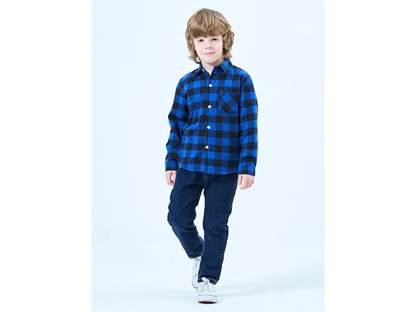 Sobrisah Boys (2T) Shirts Long Sleeve Button Shirt