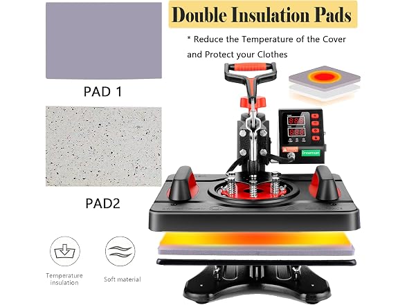 5 in 1 Heat Press Machine 12x15"