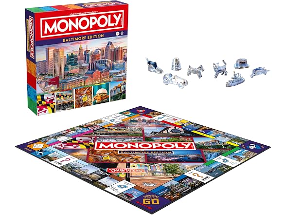 Monopoly Board Game – Baltimore, MD