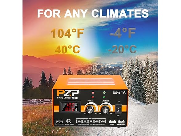 12V/24V Battery Charger Maintainer