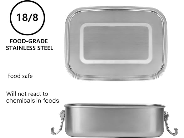 Arora Stainless Steel Lunch Box - 800ml, Eco &