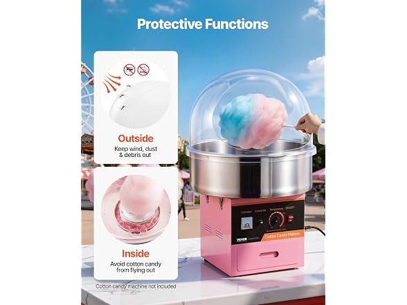 VEVOR 20.5" Diameter Candy Floss Cover