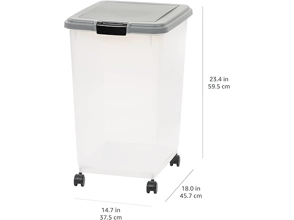 Amazon Basics Airtight Pet Food Storage Container w Scoop